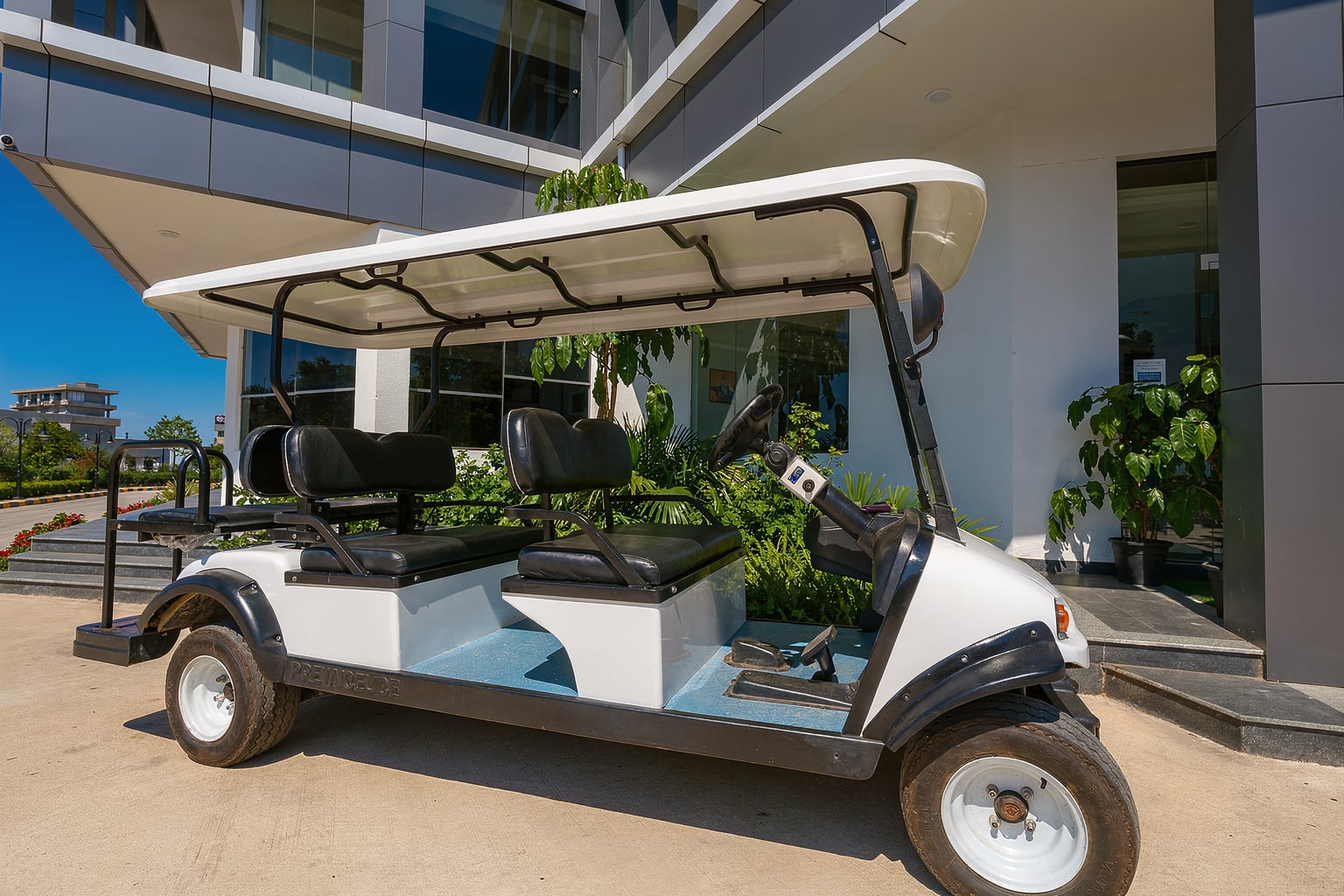 Buggy service across the grounds
